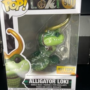 Marvel Alligator Loki Funko Pop Hot Topic exclusive